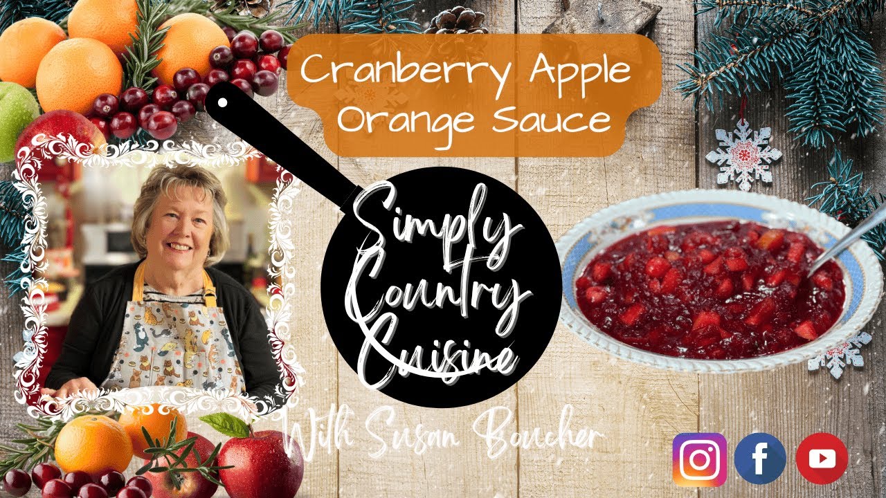 Cranberry Apple Orange Sauce