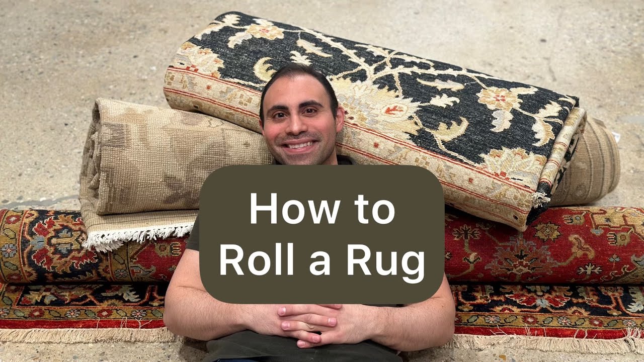 How to Roll a Rug! #howto #DIY #rugs