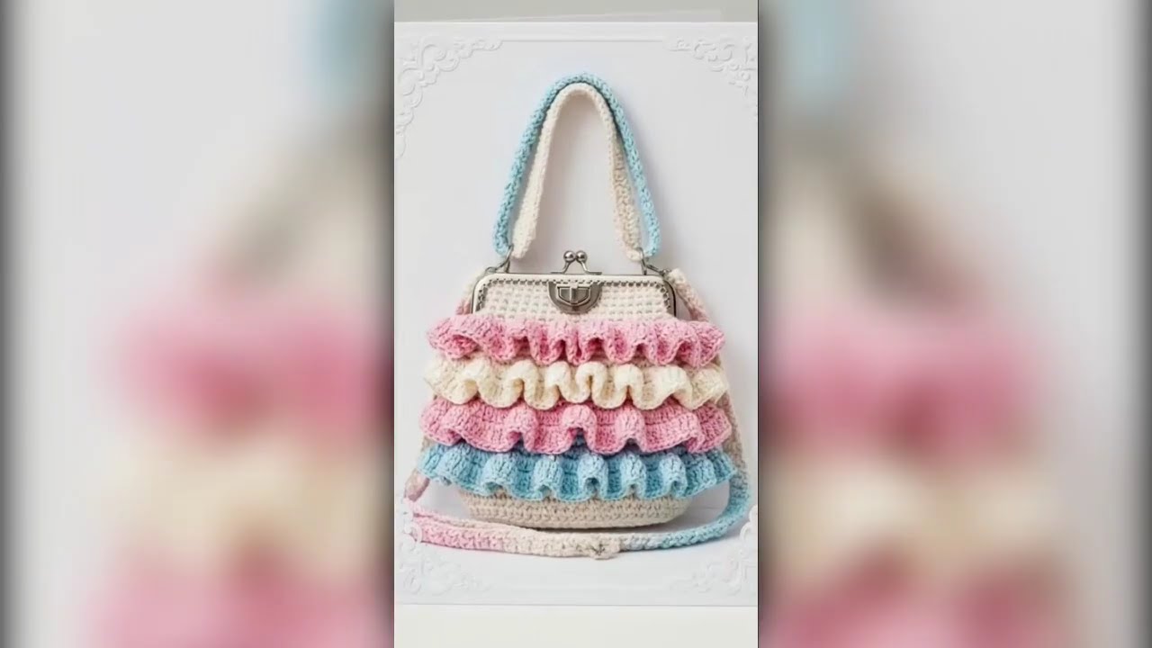 Crochet Bag Luxury & Gala / Picture Perfect Finish Crochet Bag  Collection  | Trendy  DIY Bag Idea