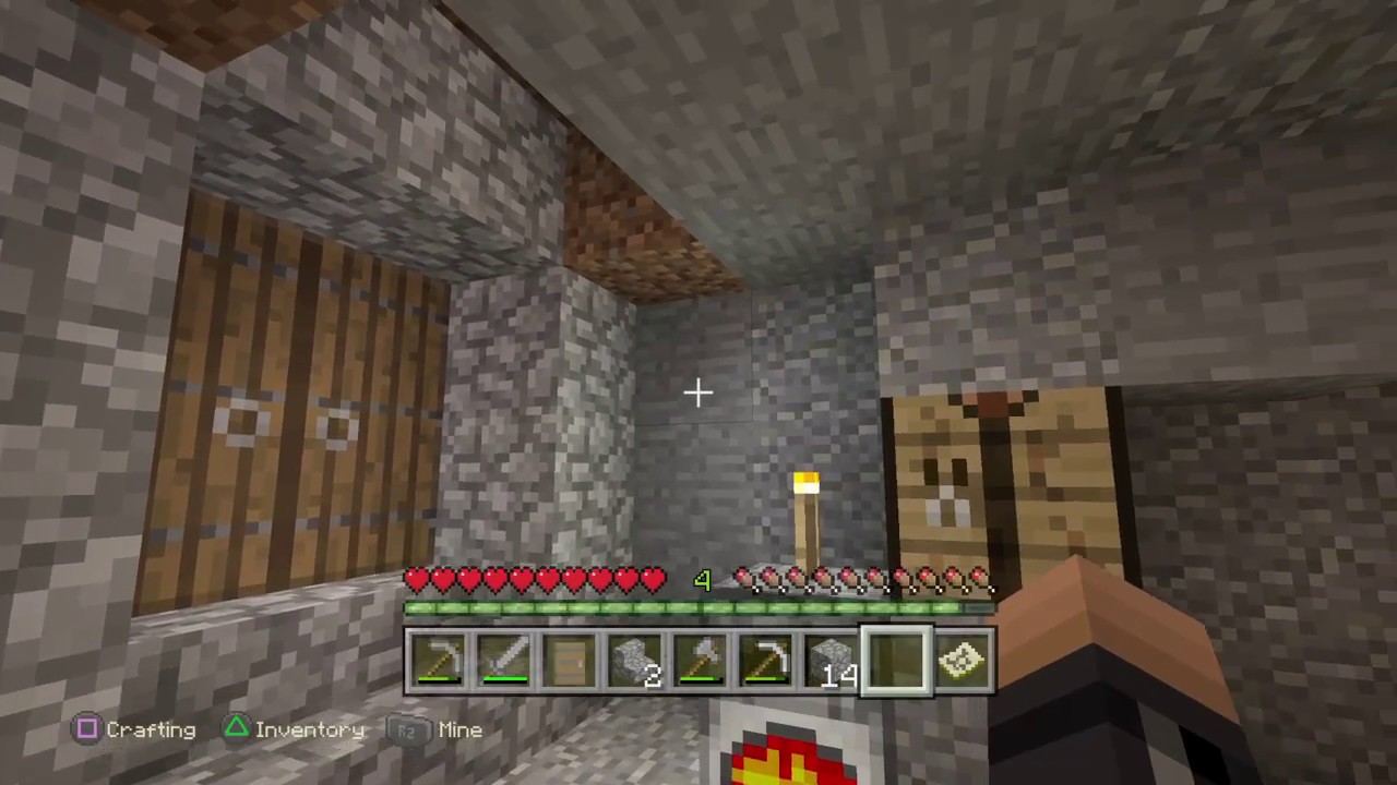 Minecraft PS4  -  Episode 1 -- Getting Started - No commentary