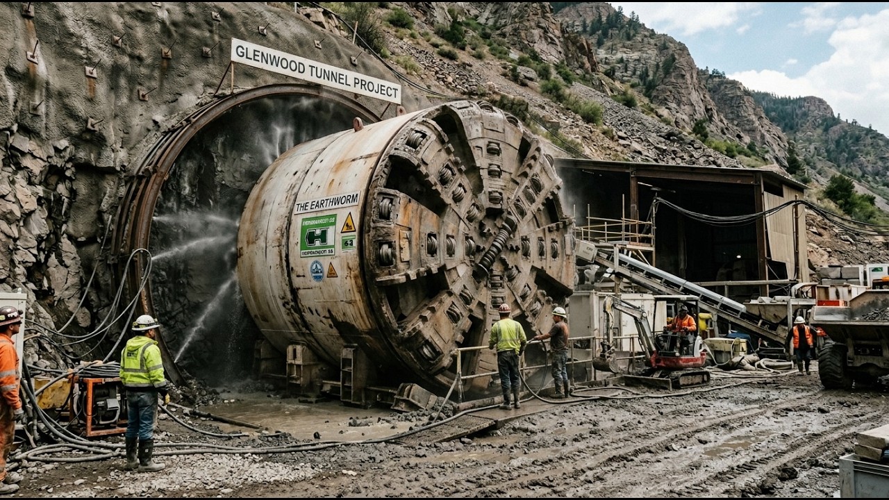 Inside a Mega Tunnel Project &mdash; How Giant Machines Crush Through Mountains