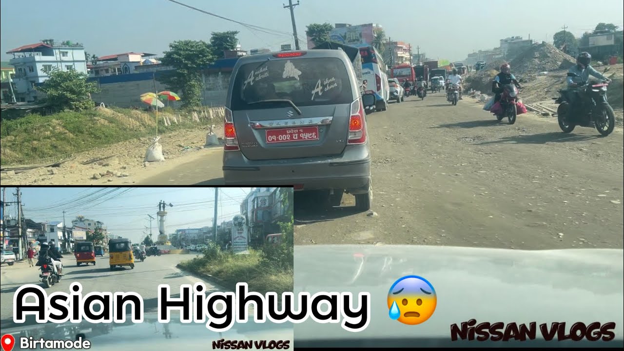 Asian highway update 😱 morang to jhapa