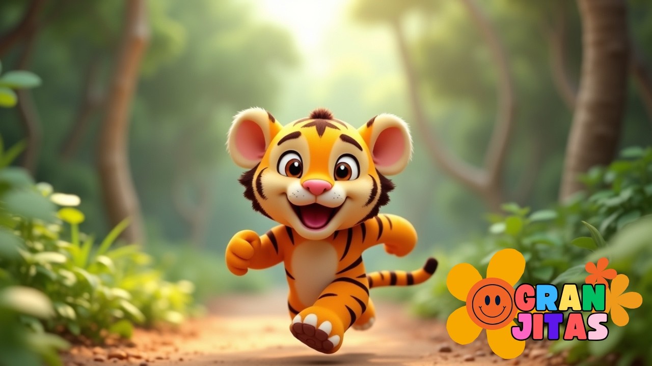 🐯 Tigrecito Rayas Rayas – Música Infantil para Jugar y Aprender