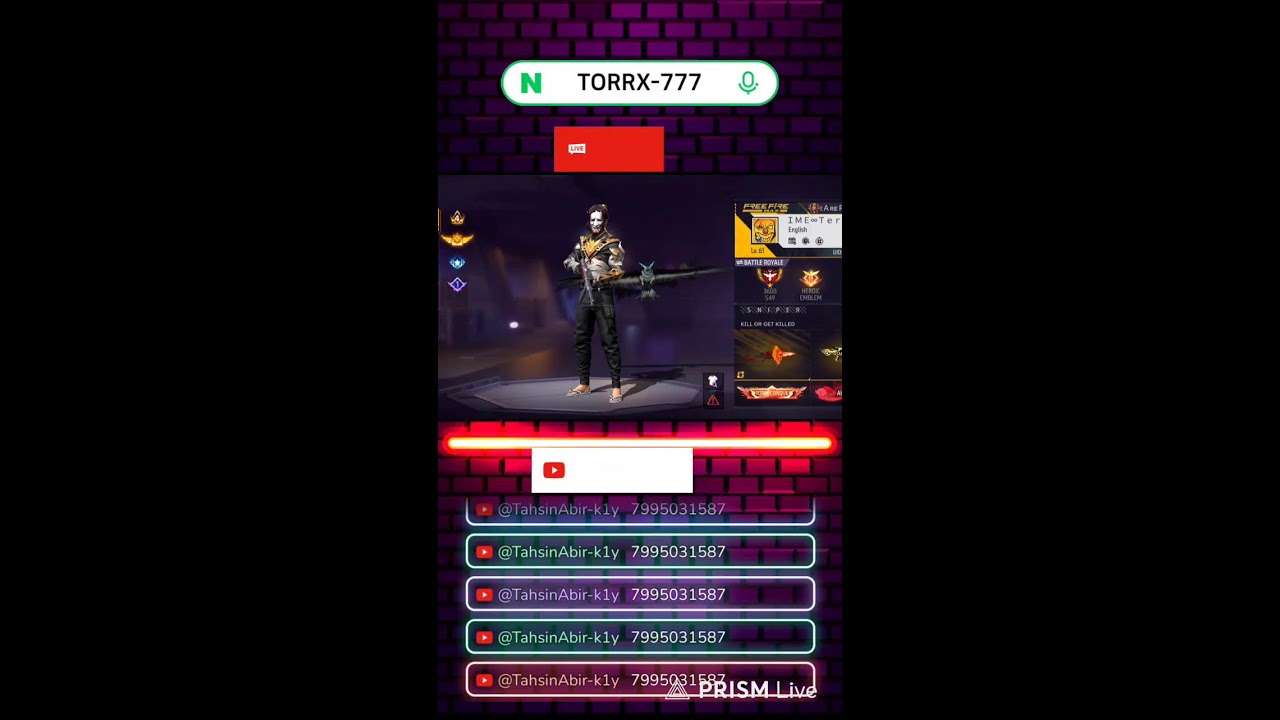 Playing Freefire ....TORRX 777
