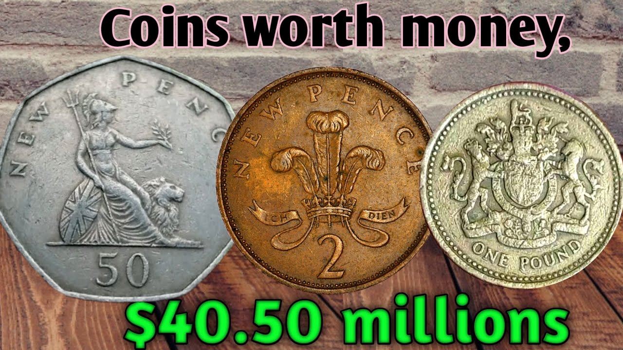 TOP 3 Most Valuable UK Coins One Pound • 2 New Pence • 50 New Pence! DON'T SPEND THESE?