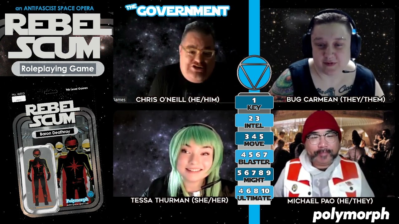 Rebel Scum on Life. Action. RolePlay! With GM Chris O'Neill