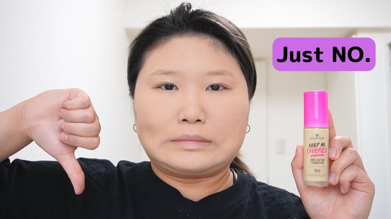 essence Keep Me Covered Long Lasting Foundation 2day Wear Test // Oily skin approved??