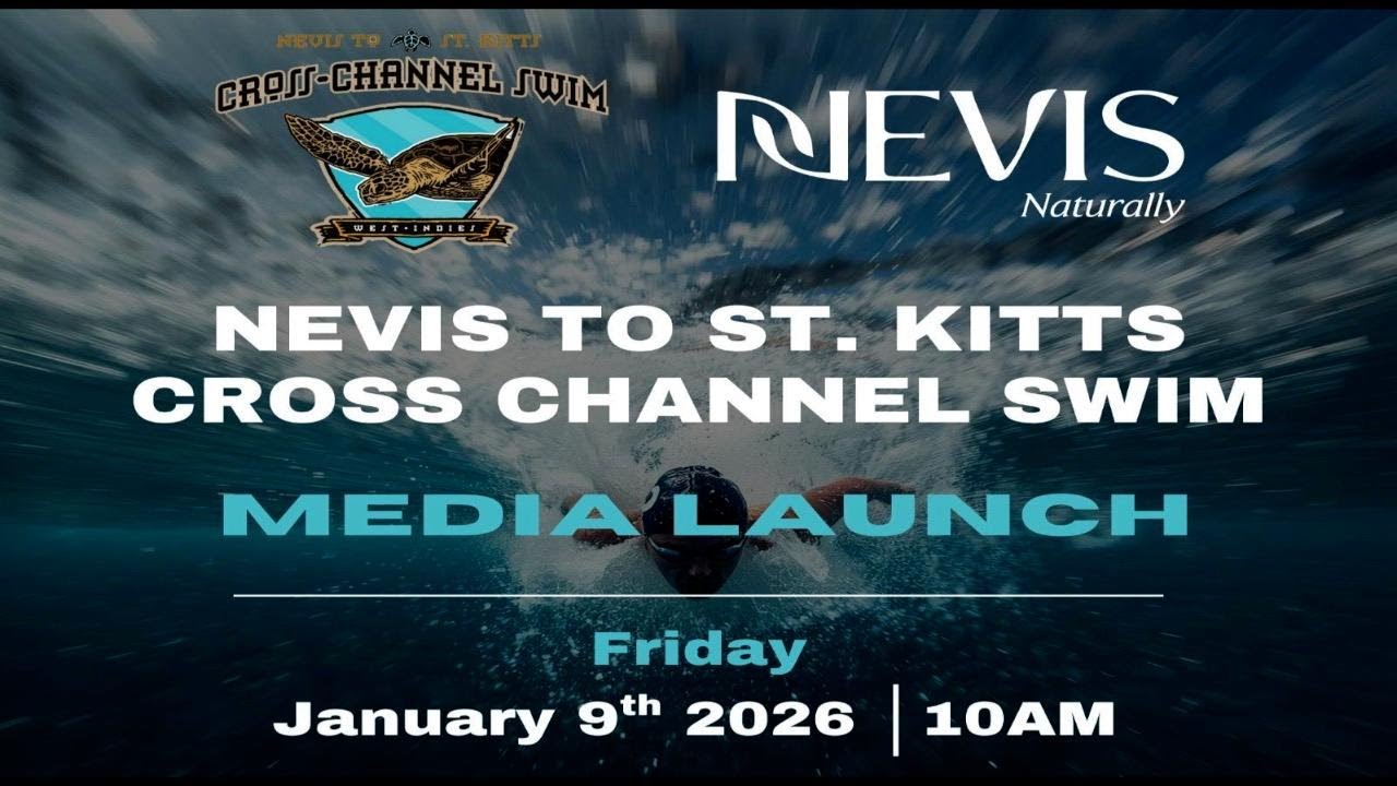 Media Launch of Nevis-St.Kitts Cross Channel Swim 2026  - January 9, 2026
