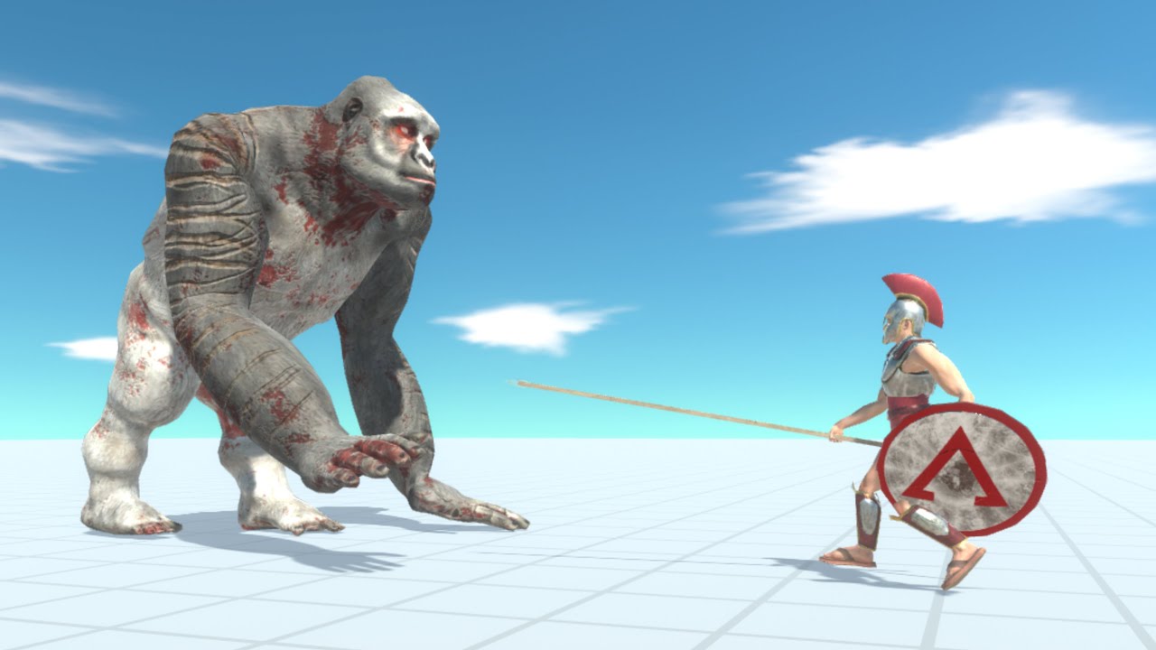 SPARTAN WARRIOR vs EVERY UNIT - Animal Revolt Battle Simulator