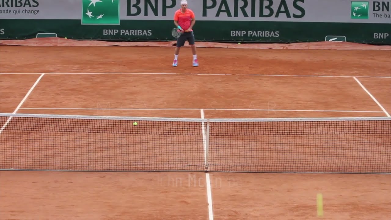 John McEnroe practice  ROLAND GARROS 2015 (playlist MOVIE STARS) @starsports   @beINSPORTS