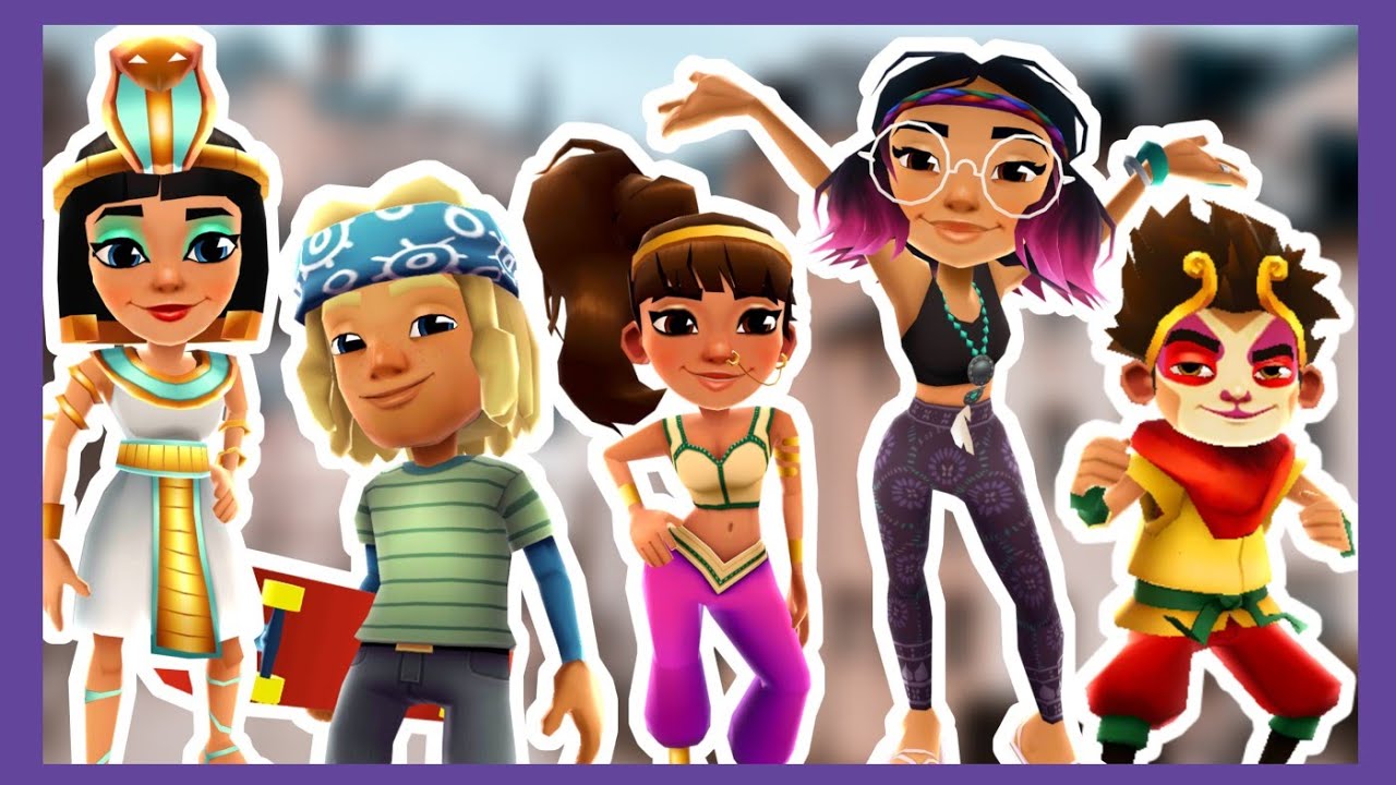HEADBAND PACK | Subway Surfers | Jenny , Sun , Amira , Jasmine and Dylan