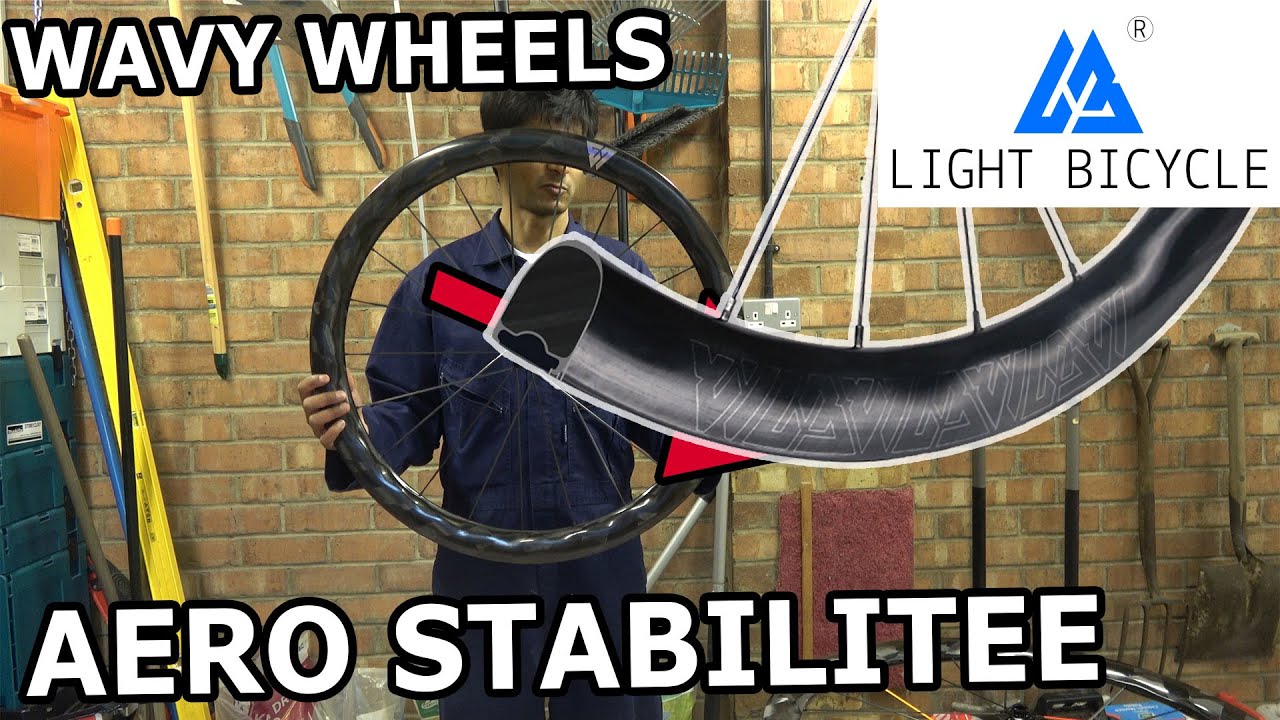 WAVY rim Profiled Aero Gravel Wheelset | Lightbicycle Falcon Pro