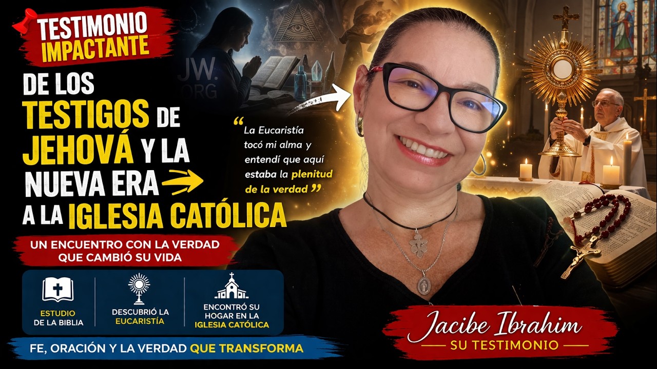 Testimonio impactante 📌 De los Testigos de Jehová y la nueva era a la Iglesia Católica