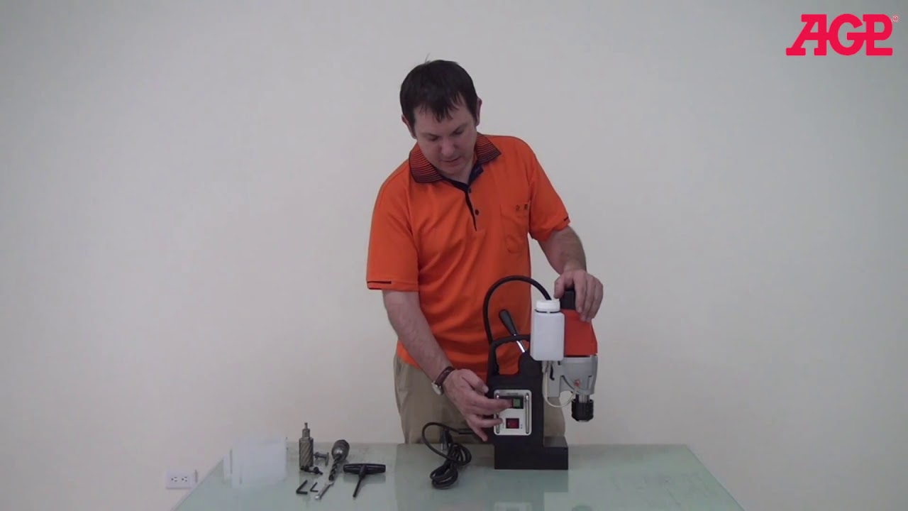 AGP【SMD351H & SMD351L Single Speed Magnetic Core Drills】Product Introduction and Operation