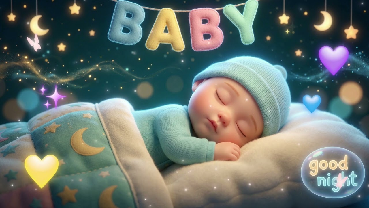 4 Hours Gentle Mozart & Brahms Lullabies 🌙 Deep Sleep Music for Babies & Toddlers 👶💤