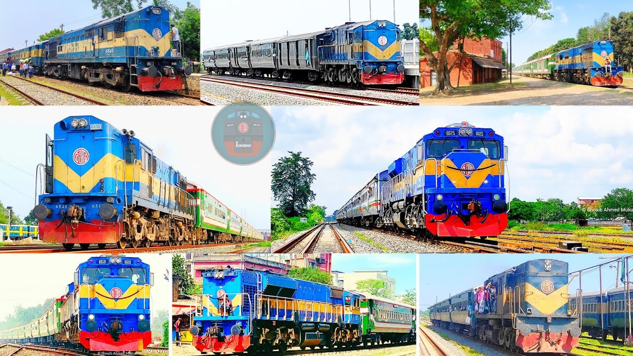 রেল ইঞ্জিনের ব্যাস্ততা Locomotive on  yard action at Ishwardi Junction | New EMD GT42ACL & WDM- 3D