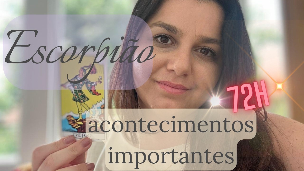 ESCORPIÃO ♏ACONTECIMENTOS IMPORTANTES NOS PRÓXIMOS DIAS, NOVO AMOR PARA QUEM ESTÁ À PROCURA