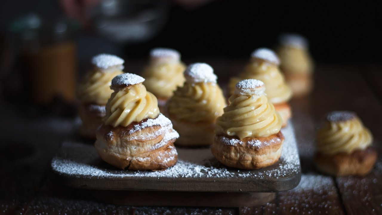 Choux feuilletés à la crème et au praliné | L'Herboriste