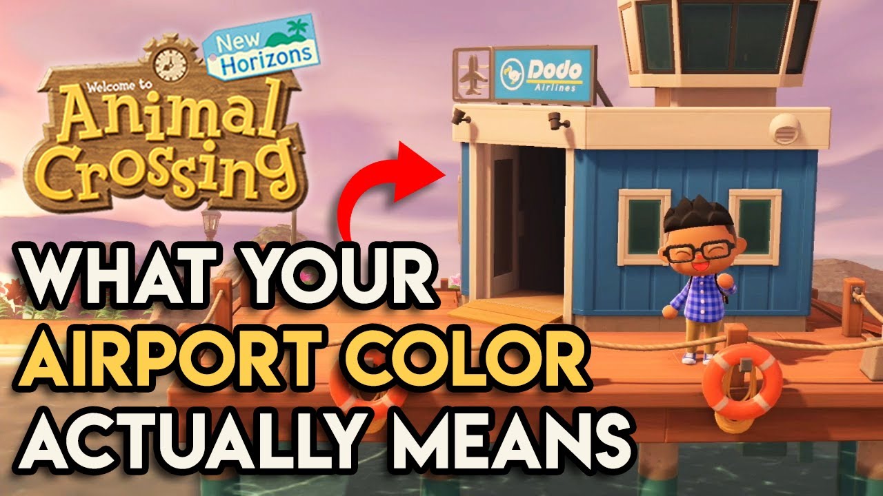 Что означает цвет вашего аэропорта в Animal Crossing New Horizons