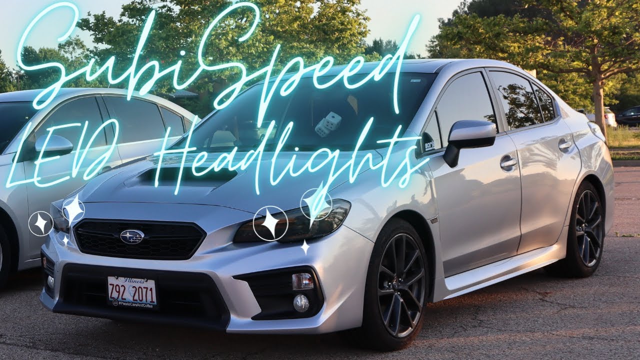 New WRX LED headlights install