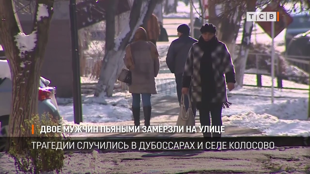 Двое мужчин пьяными замёрзли на улице