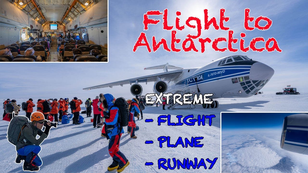 Landing a GIANT Cargo Plane on Antarctica&rsquo;s Ice Runway &ndash; Ilyushin IL-76 Adventure