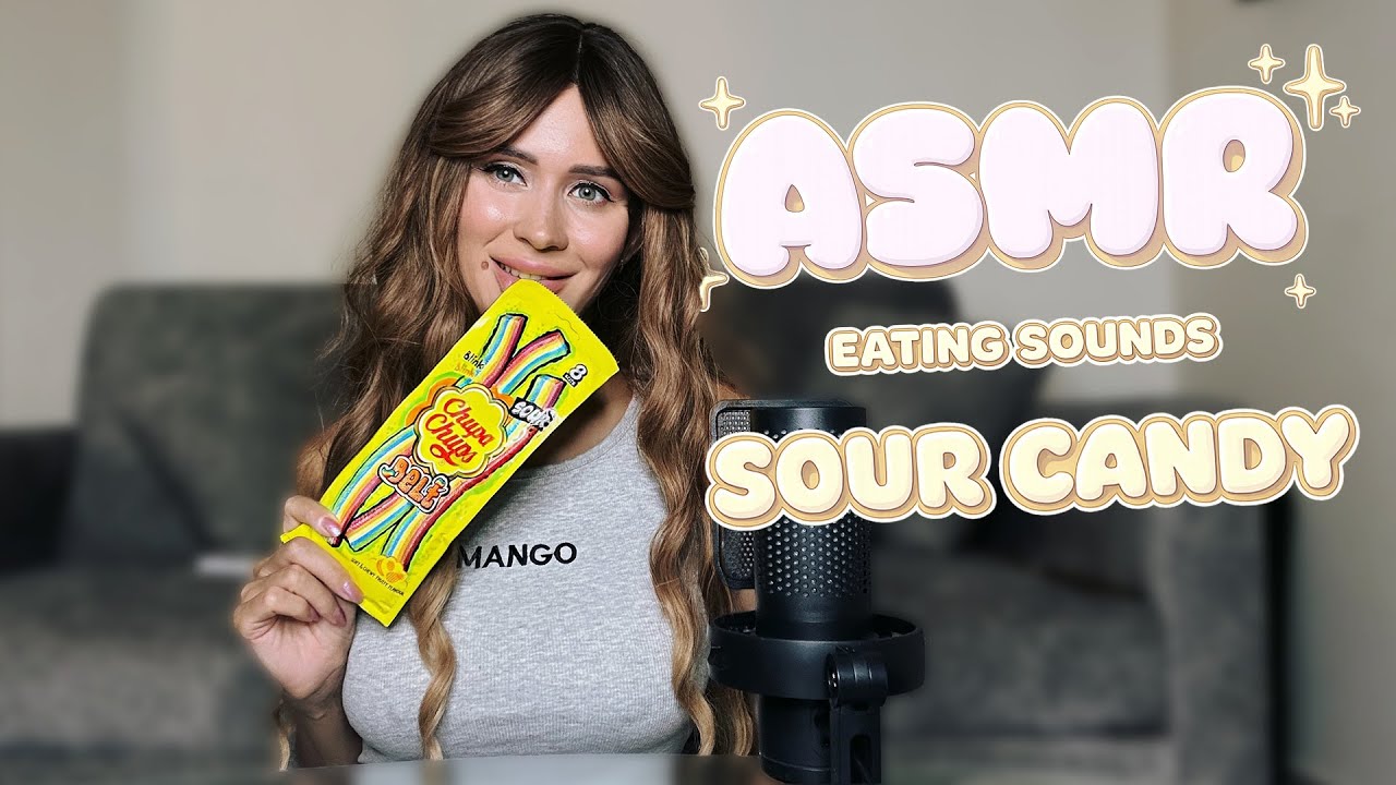 ASMR NO TALKING Sour Candy Eating 😝 Intense Mouth Sounds