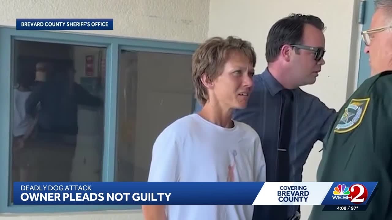 Woman pleads not guilty in Brevard County deadly dog attack