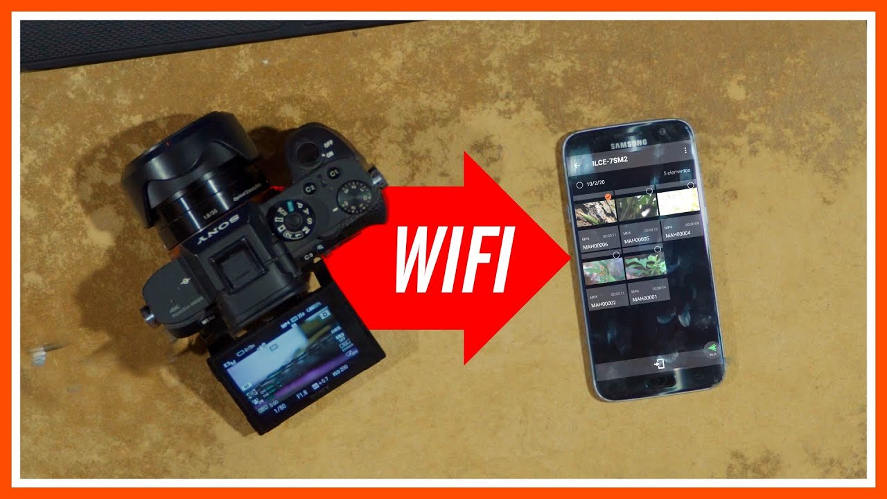 COMO pasar FOTOS y VIDEOS de TU CÁMARA al TELEFONO con WIFI