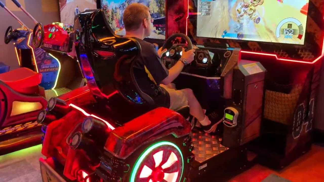 Smash DX racing game at Pixel Play Arcade inside Disney's Art of Animation Resort in Disney World