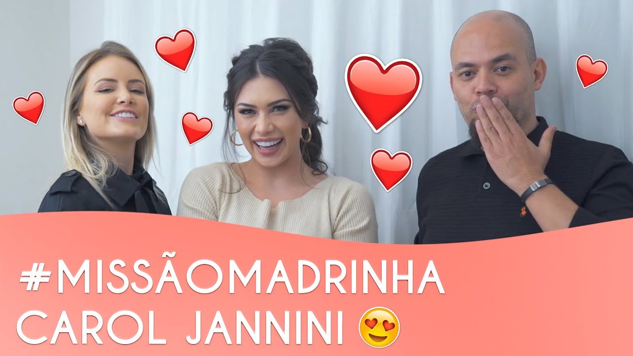 MISSÃO MADRINHA DE CASAMENTO | CAROL JANNINI E SANDRO DESSOU!