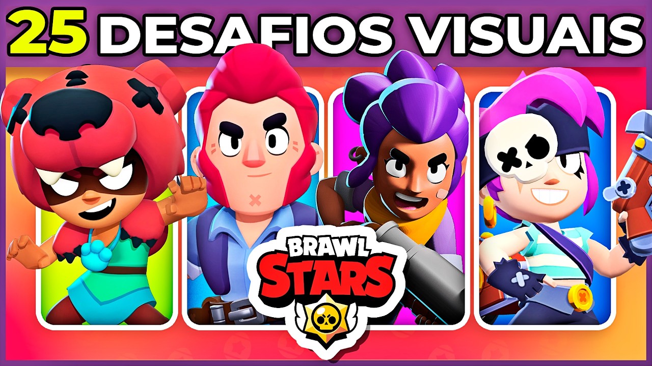 🔫 BRAWL STARS  | DESAFIOS VISUAIS 👁️ | jogos para testar sua visão 