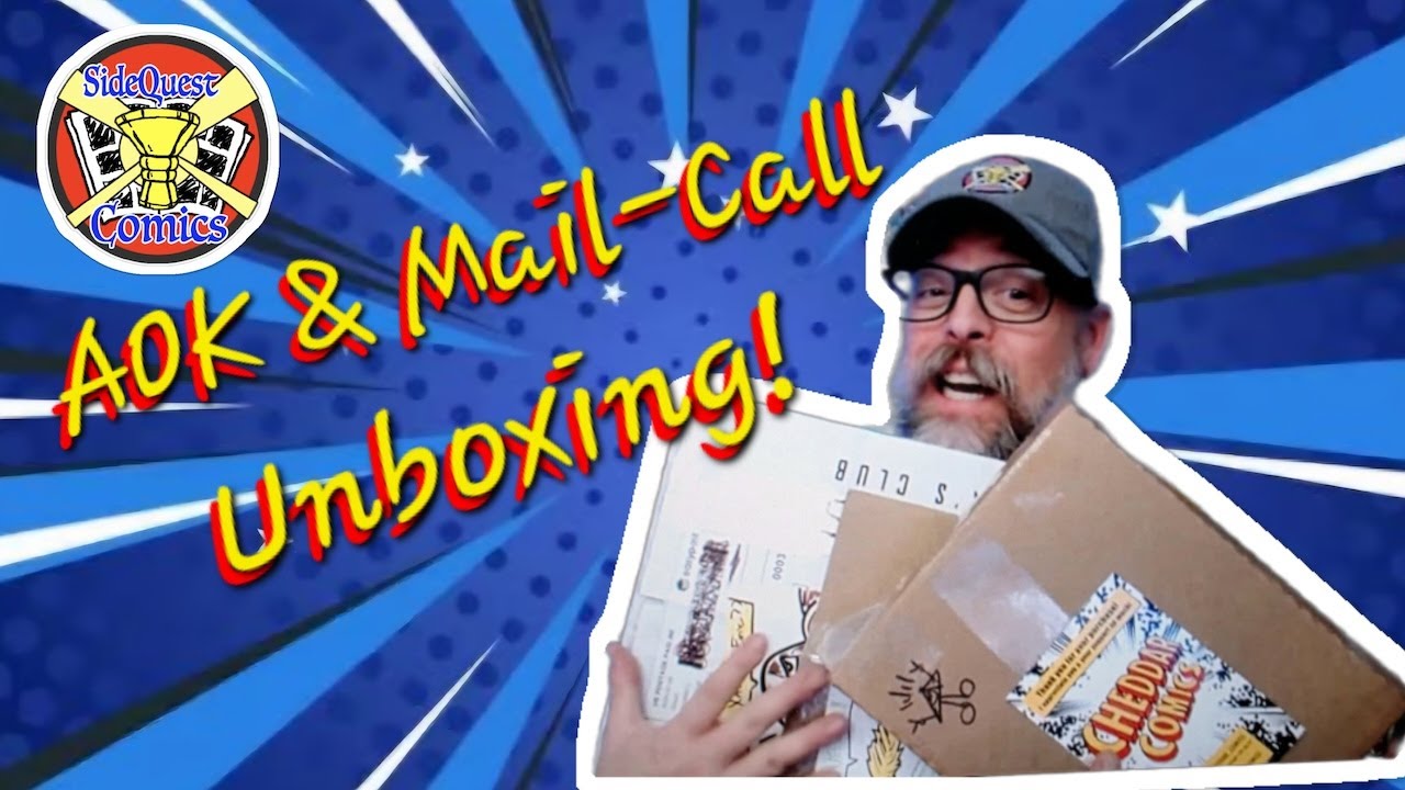 Распаковка комиксов AOK и Chedder-Mail #aok #mailcall #comicbooks #unboxing