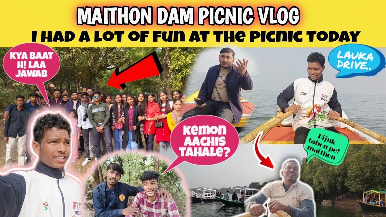 maithon dam picnic vlog full enjoy with friends