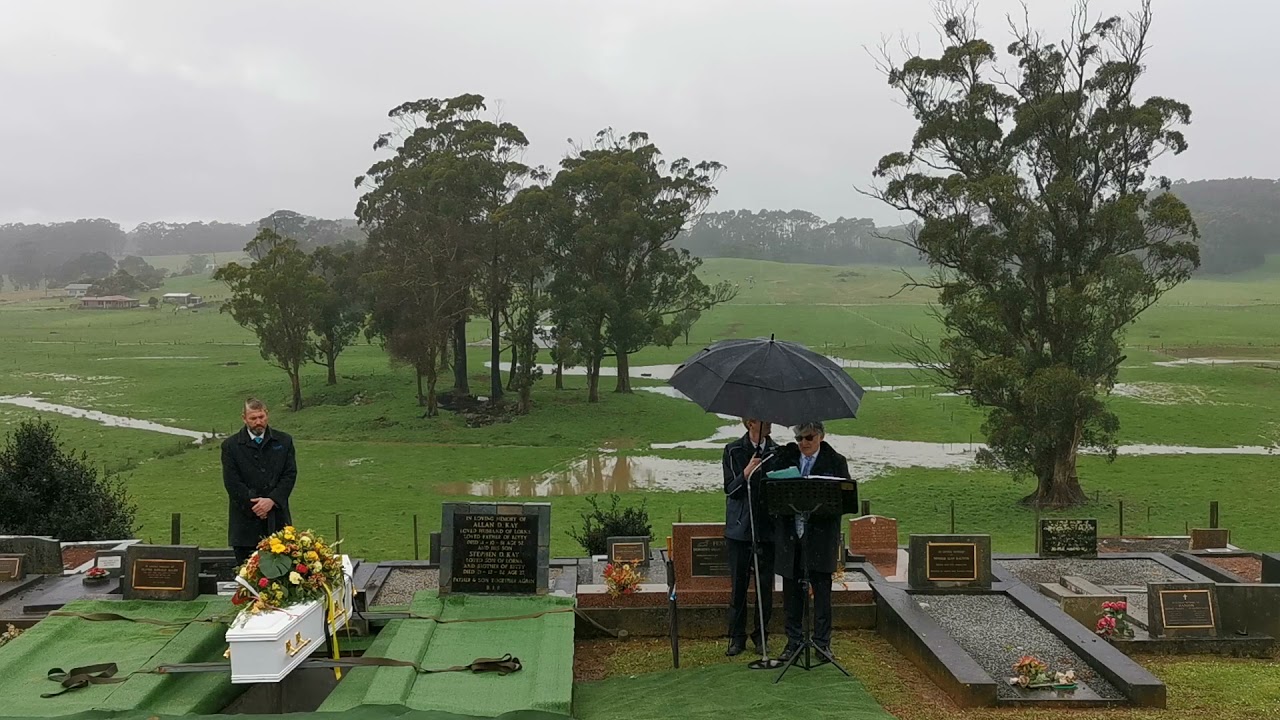 Video Recording of the Graveside Funeral Service of Mrs Lorna Kay