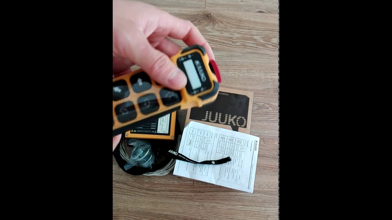 WIRELESS CONTROL PANEL JUUKO HK 800 12V FOR 4 SECTIONS VALVE