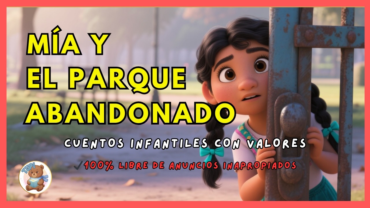 Mía y el Parque Abandonado - Cuentos con valores 👧🌼✨ #cuentosparaniños  #historiasinfantiles