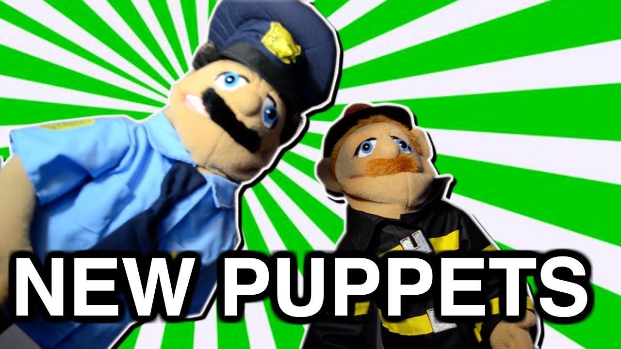 UNBOXING Melissa & Doug Puppets Police & Fire Fighter!!!