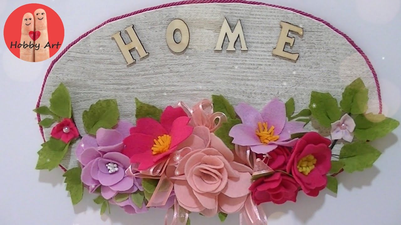 DIY Tutorial realizziamo un fuoriporta floreale - We create a floral outside door