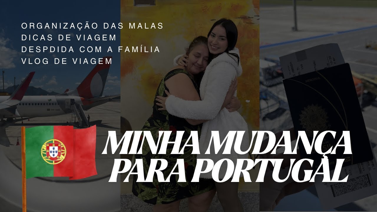 Minha Primeira Viagem Internacional: Saindo do Brasil para Morar em Portugal 🇵🇹 | Vlog Completo 