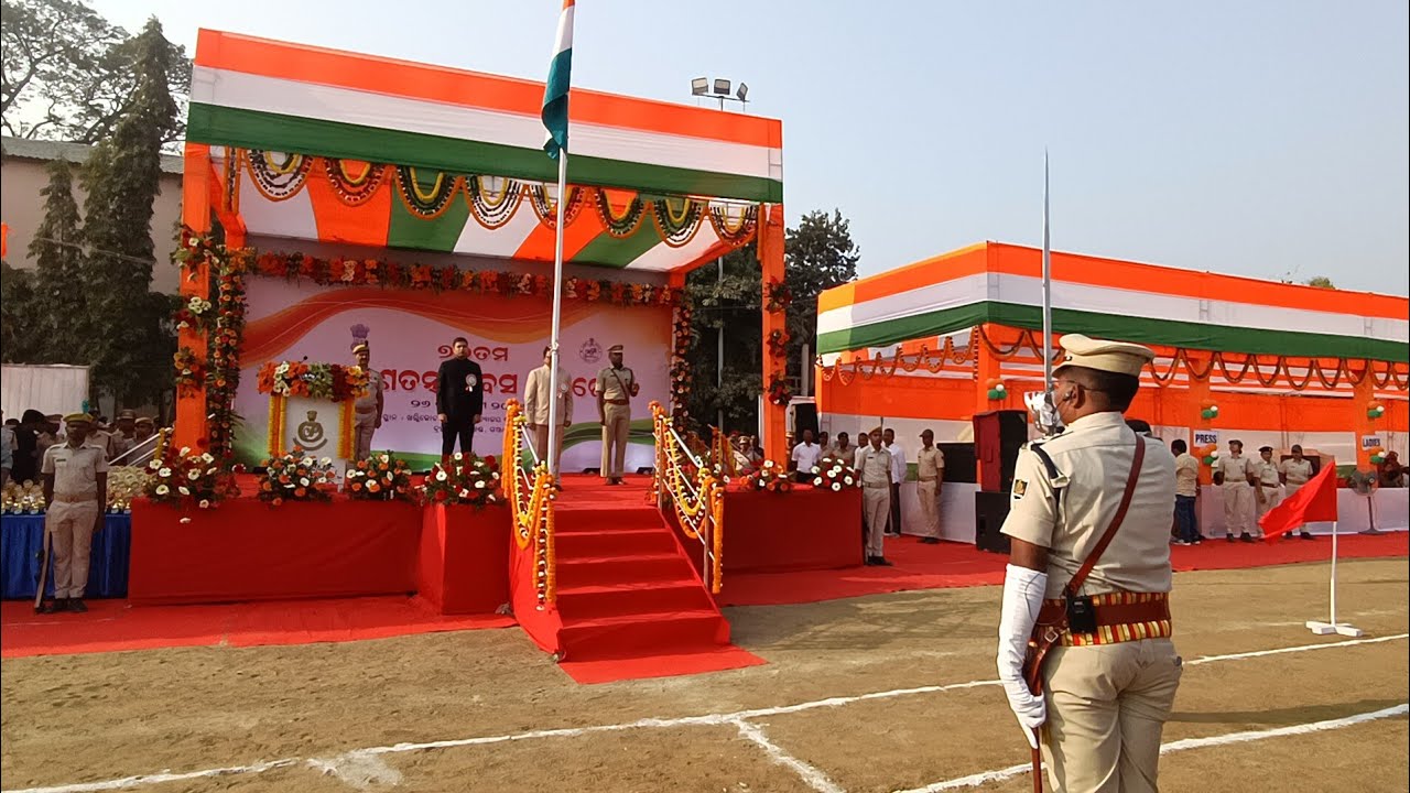 77th Republic Day celebration #berhampur#kkvlogs#republicday#2026#viral#ganjam#viralvideos#odisha#yt