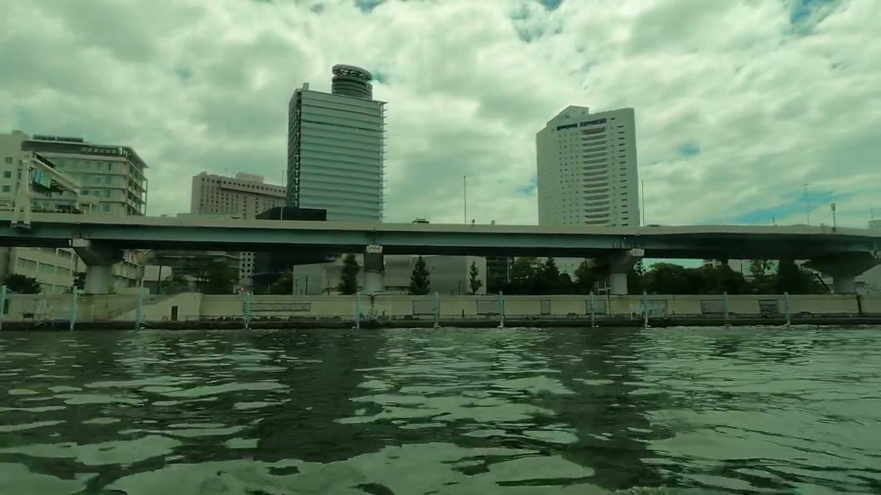 Tokyo Water bus (Asakusa - Odaiba line) | 東京水上バス | Japan ASMR 4K | VXT TRAVEL