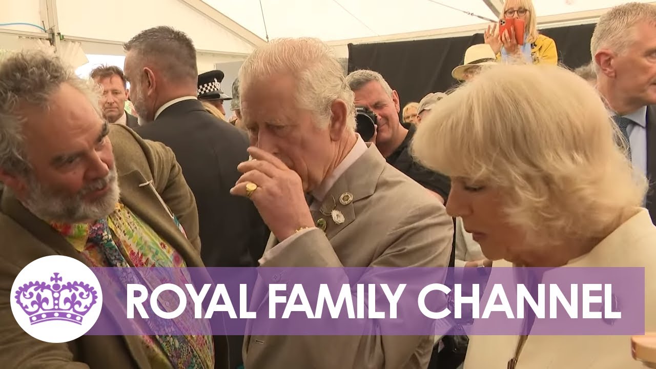 Prince Charles and Camilla Taste Gin at Royal Cornwall Show