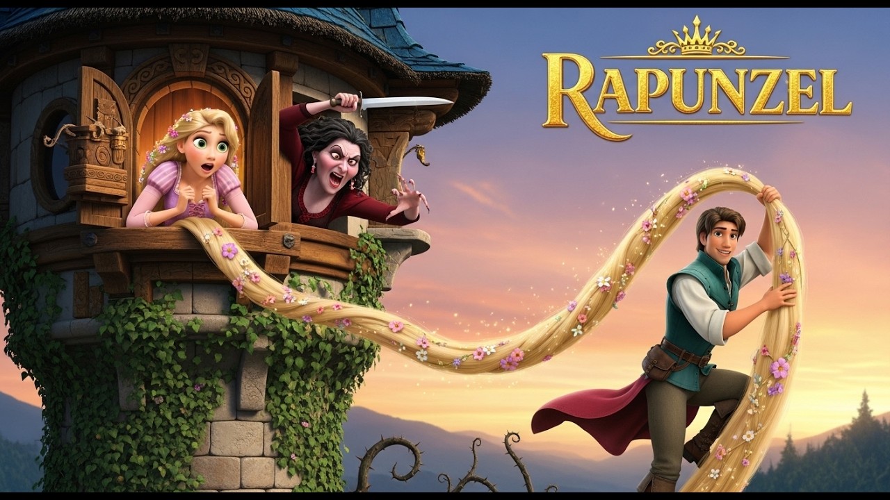 Rapunzel y las Luces Flotantes | La Torre M&aacute;gica, Amor, Destino y Aventura