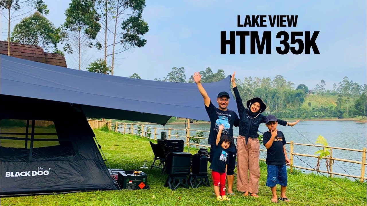 Camping Keluarga di Pinggir Danau Situ Cileunca | Nyingkur Kemping Pangalengan Bandung #campinglife