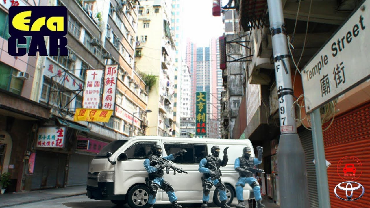1/64 Era Car Toyota Hiace H200 貨van Hong Kong SDU Van 香港飛虎隊