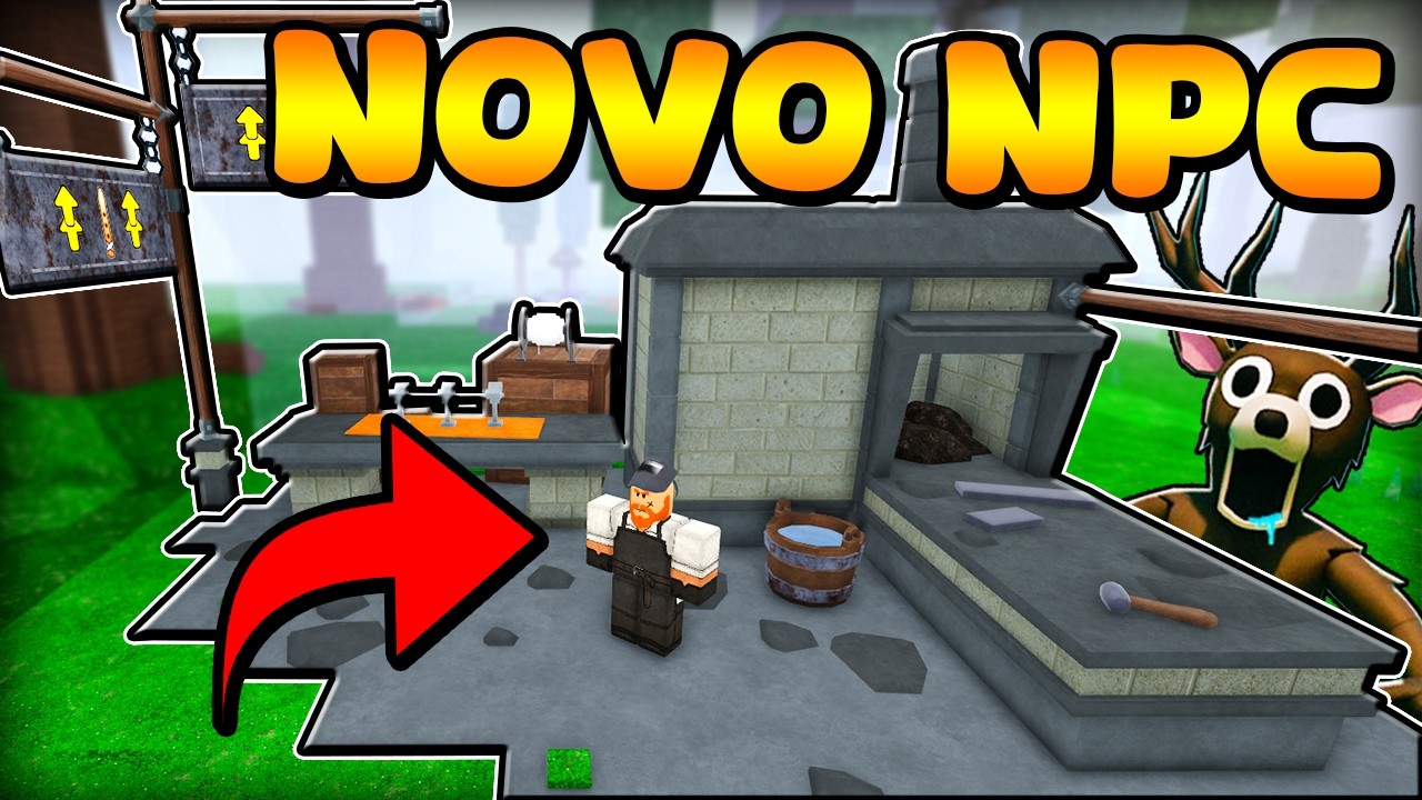 NOVO NPC E FOGUEIRAS NO 99 NOITES NA FLORESTA ATUALIZAÇÃO!!!! (ROBLOX)