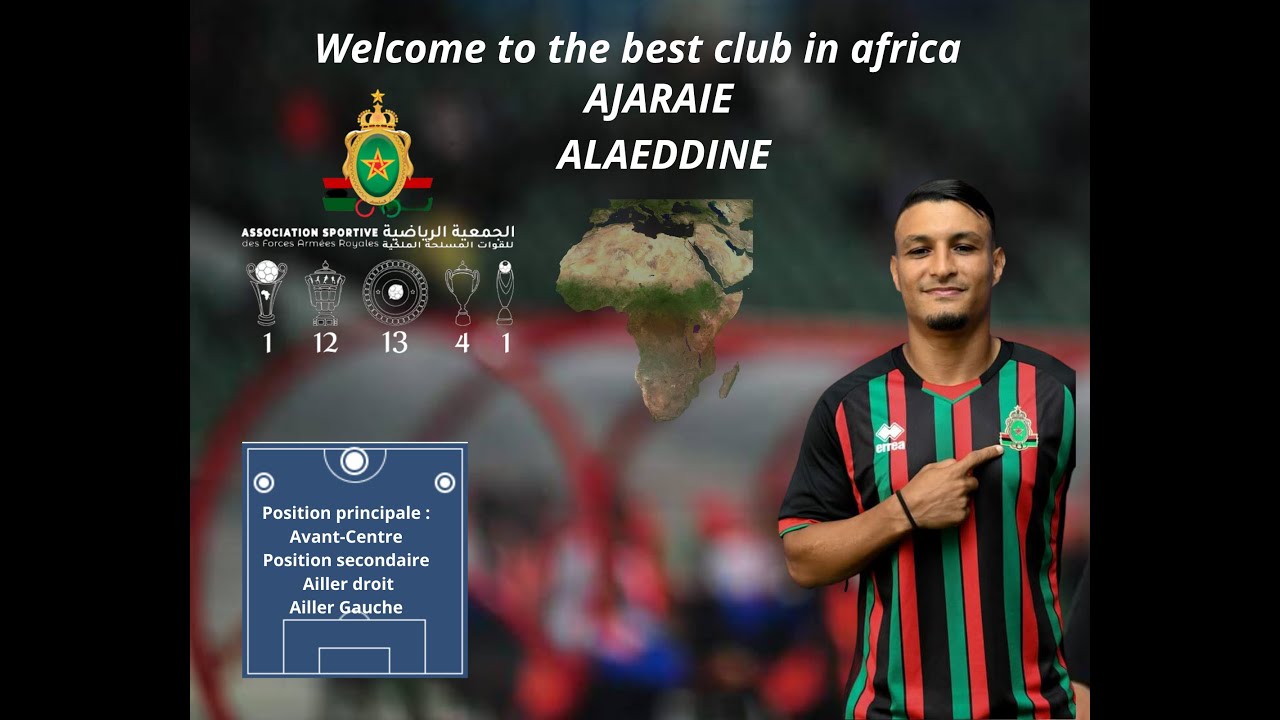 AJARAIE ALAEDDINE - علاء الدين أجراي ( Best Skills - Welcome To the Best Club in Africa 🔴🟢⚫ )