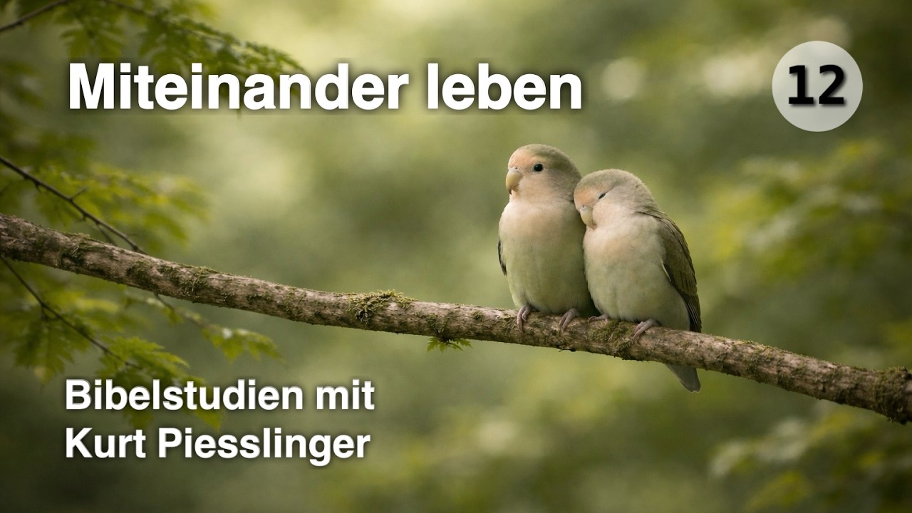 Miteinander leben - Kurt Piesslinger - Bibelstudien Lektion 12