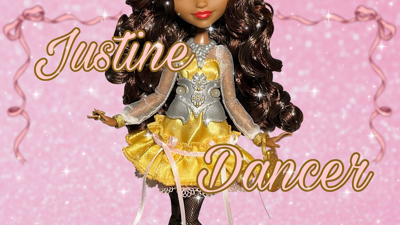 Customizing Ever After High Justine Dancer Doll🩰
